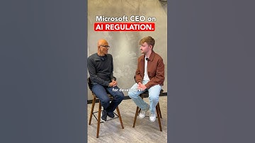 Microsoft CEO on AI Regulation 🤖 #ai #tech #satyanadella