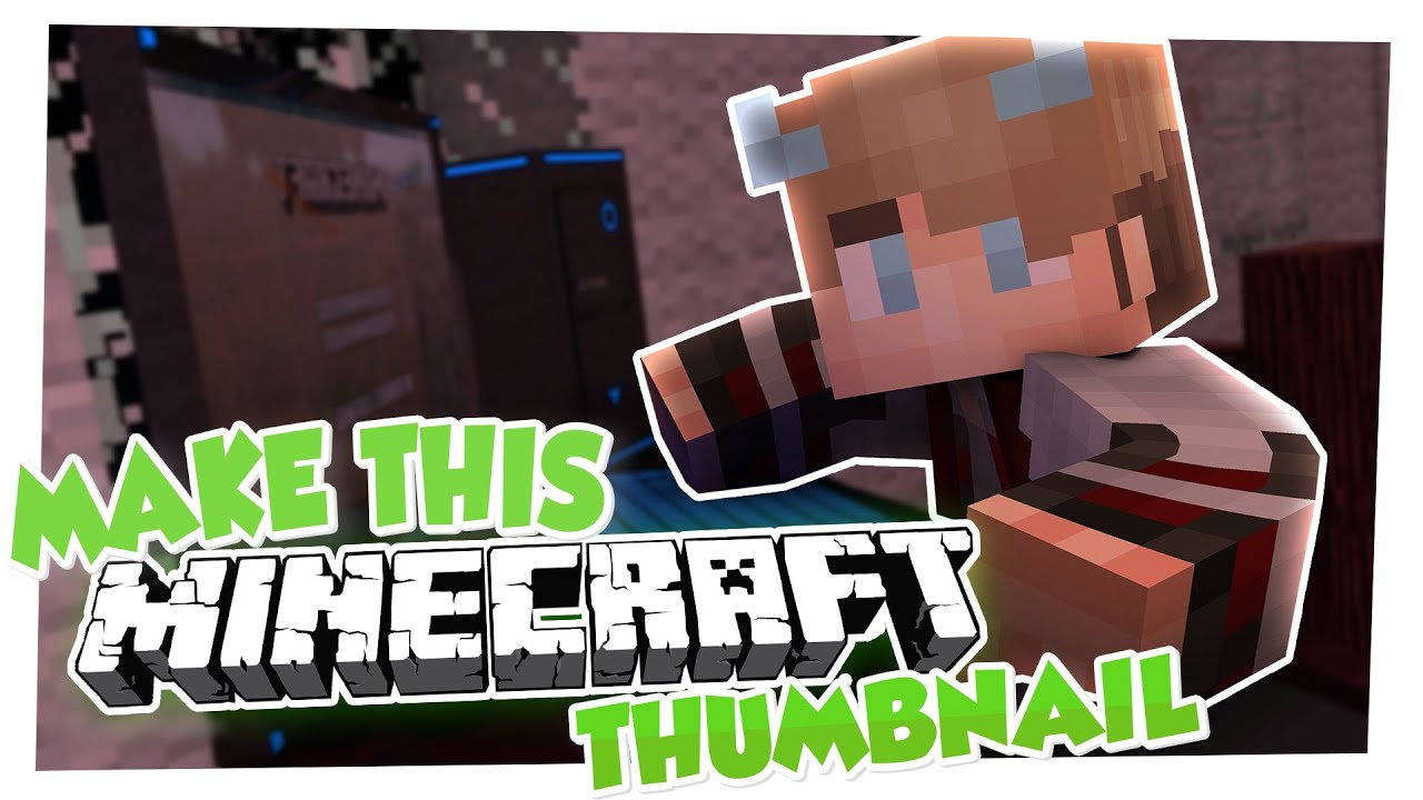 🎨 HOW TO MAKE 18D MINECRAFT THUMBNAILS  FREE & EASY