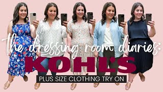 Kohl&#39;s Plus Size Clothing Try On | The Dressing Room Diaries with Jen | So many good dresses!