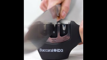 How to use our 3 step Baccarat knife sharpner