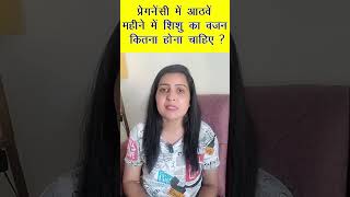 प्रेगनेंसी में आठवें महीने में शिशु का वजन कितना होना चाहिए | My Pregnancy Care