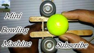 how to make mini bowling machine
