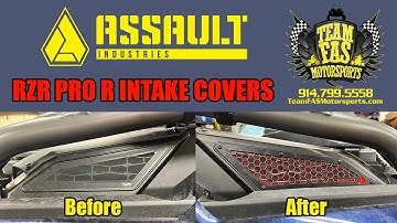 Assault Industries Polaris RZR Pro R Intake Grill Covers