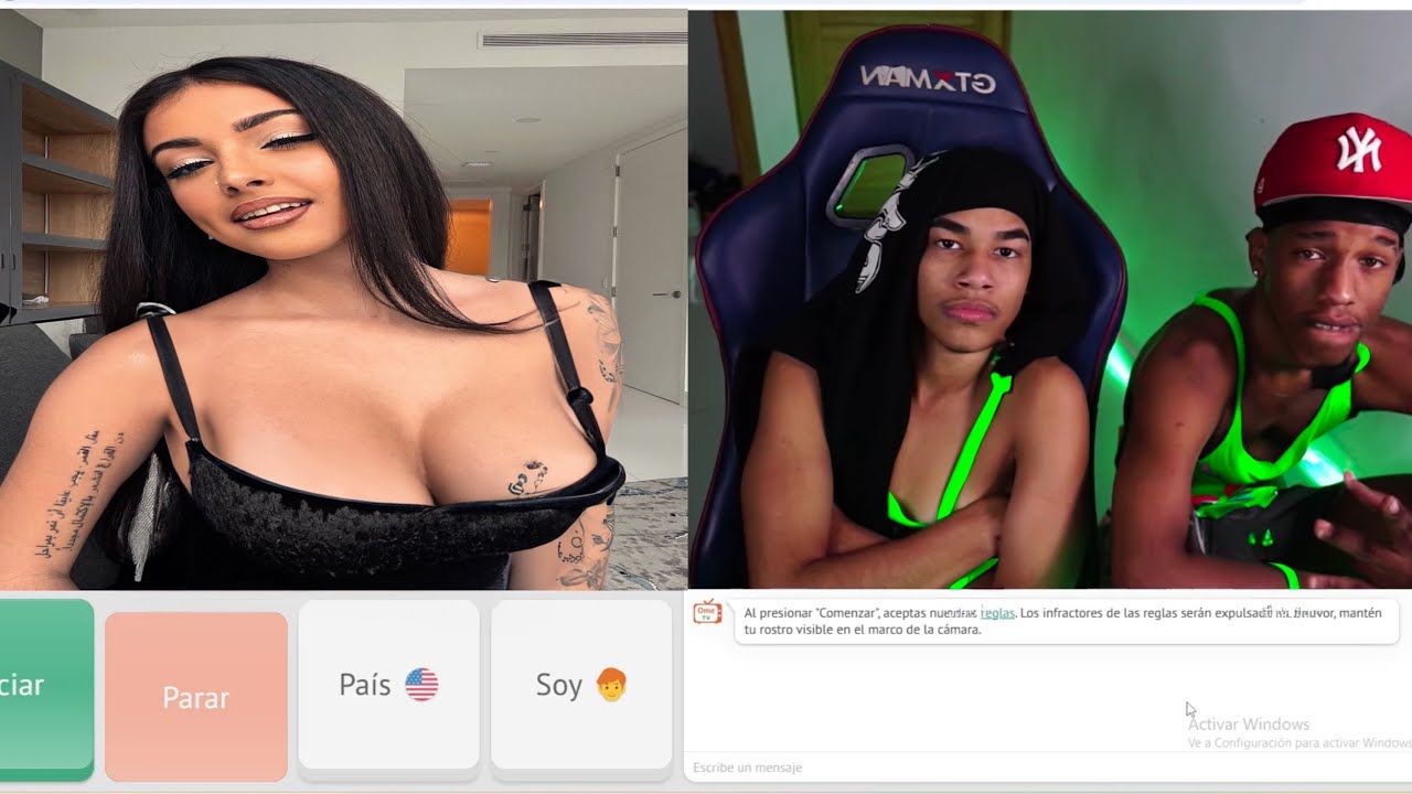 Pinini Y Su Amigo Boca 30 Enamorando Mujer En *OME TV* 💘😍