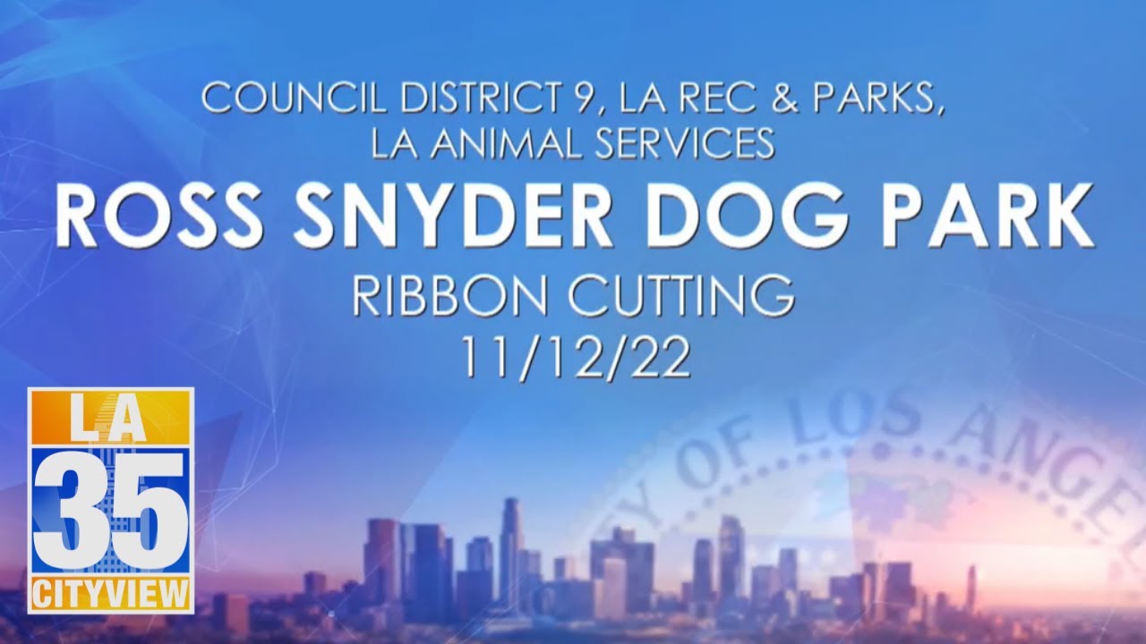 Ross Snyder Dog Park Ribbon Cutting 11/12/22 YouTube