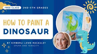 Free Homeschool Class  Dinosaur Art Class