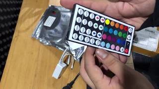 UNBOXING LAMPU LED STRIP RGB 5050 DAN MEMASANGNYA. 