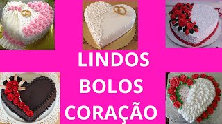 Bolos decorados de festa - Tema coração - bolos de coração screenshot 4