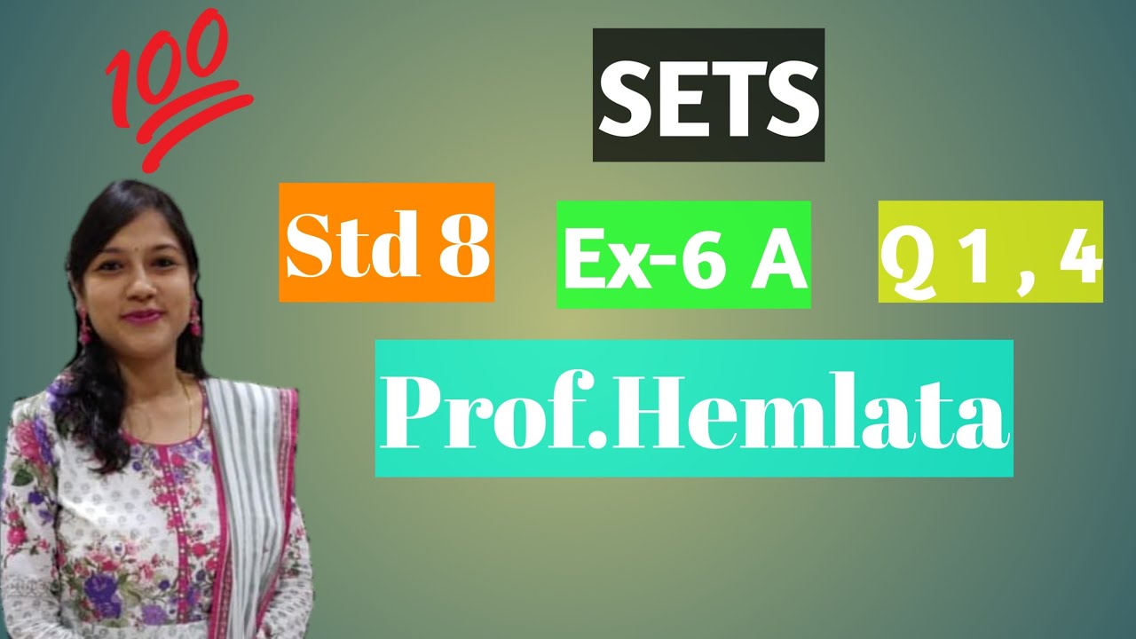 Sets Class 8 Maths ICSE Roster Form to Set Builder Form Q1 Q 4 Selina ...