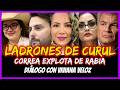 LADRONES DE CURUL. Correa explota de rabia. Diálogo con Viviana Veloz