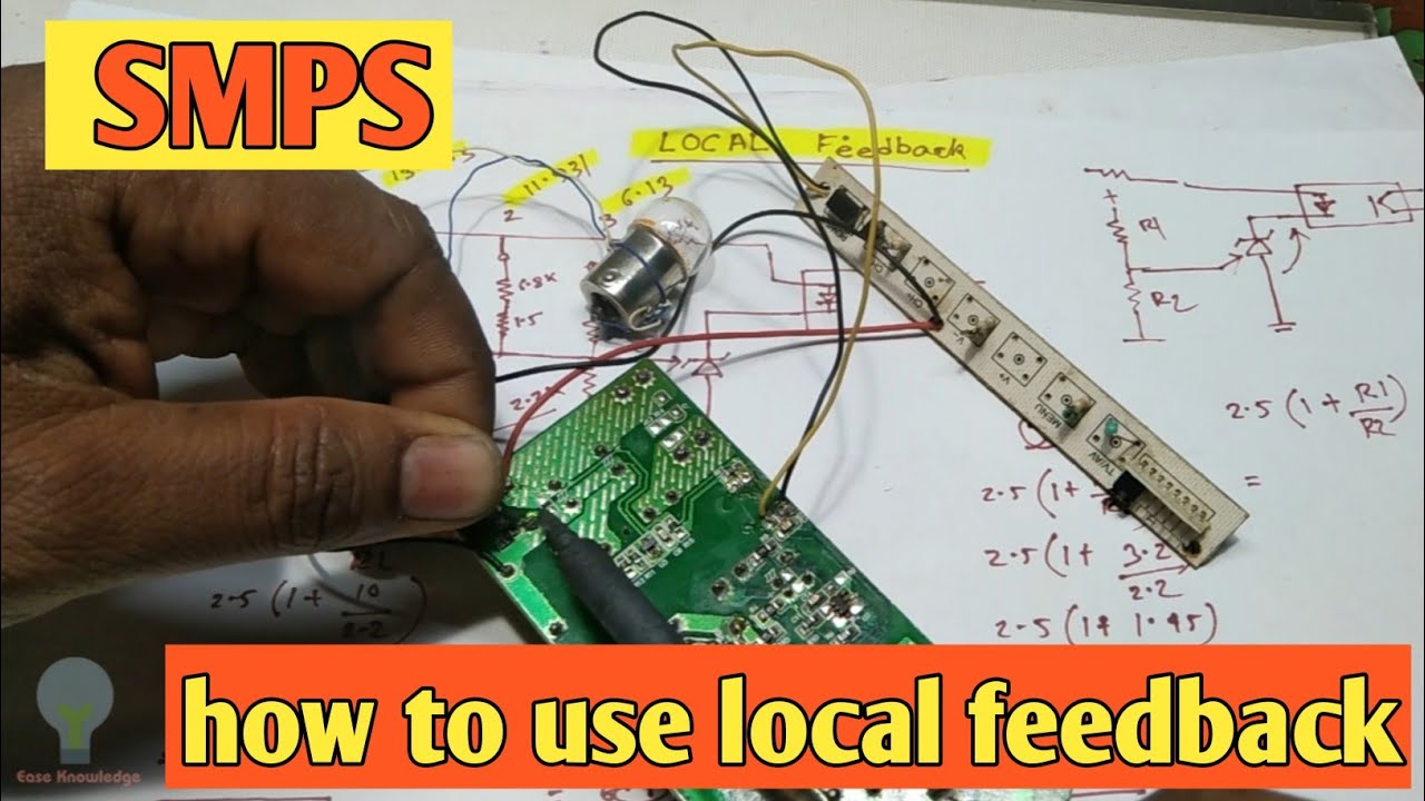 how To make and use local feedback in SMPS. - YouTube