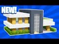 MINECRAFT: HOW TO BUILD A SMALL MODERN HOUSE TUTORIAL (#16)