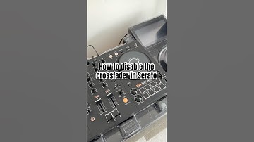How to disable the FLX-4 crossfader in Serato #djtips #dj #djtech