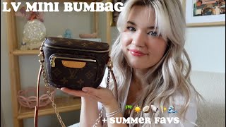 mini bum bag reveal🤍 #baghaul #shopping #louisvuitton #designer #shop, Bag Haul