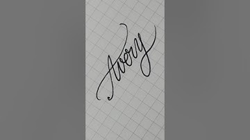 ☆Avery☆ #Calligraphy #handwriting #lettering #writing #signature #art
