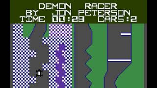 RACER.BAS Demon Racer from ANTIC Magazine March 1989 for Atari 8-bit.