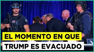 Donald Trump evacuado por el Servicio Secreto: ráfaga de disparos interrumpió evento