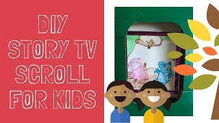 DIY STORY TV SCROLL Tutorial for KIDS I Educational Learning Aids for Kindergarteners I