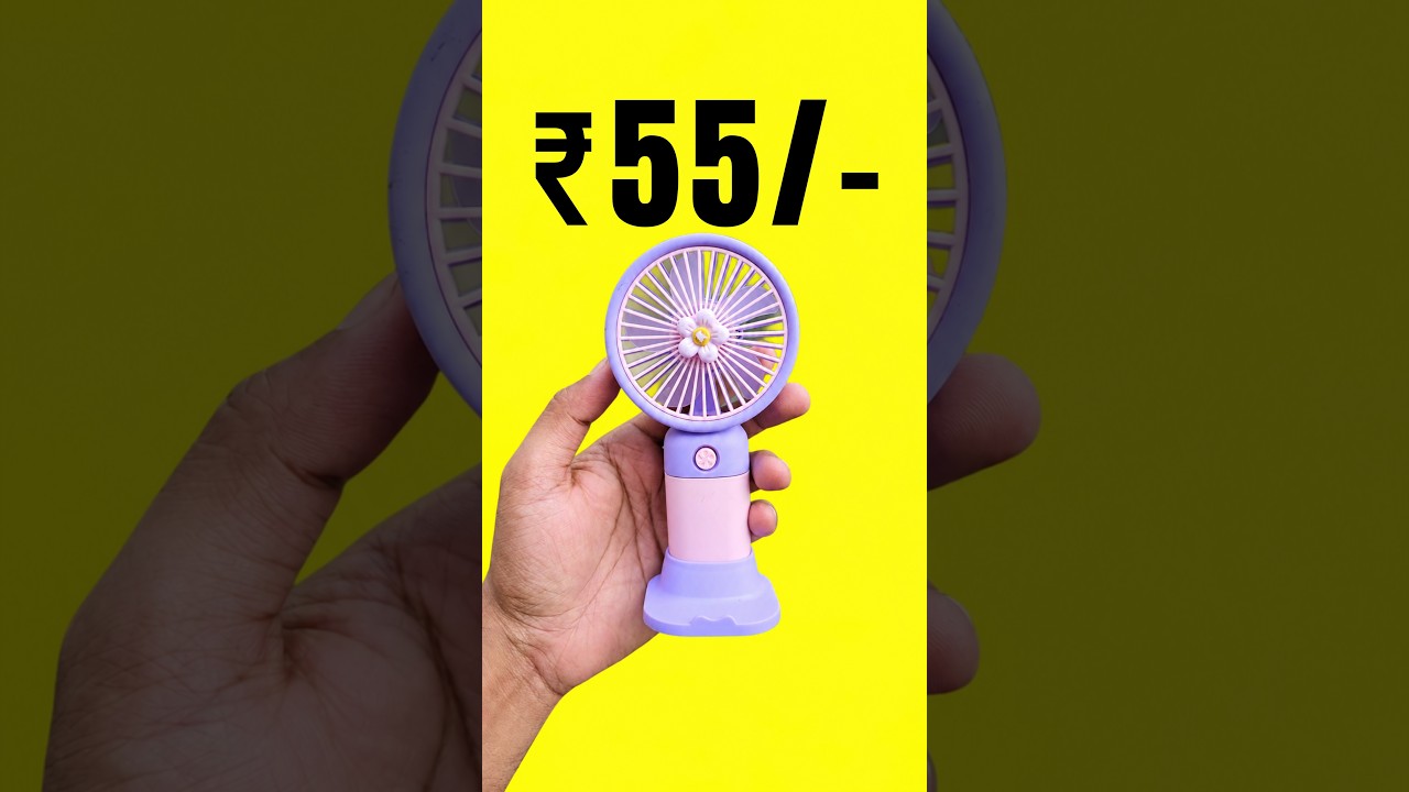 Rechargeable Mini Desktop Fan