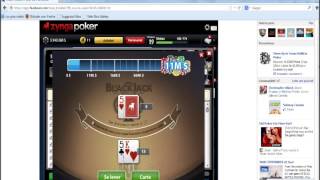 Zynga Poker - Facebook Apps - Bonus Black Jack screenshot 2