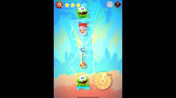 Cut the Rope Remastered: Level 3-6 Yellow+Blue Stars Gameplay #Shorts