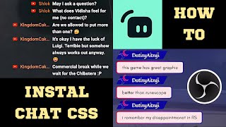 How to Install Free Chat CSS Codes on Streamlabs