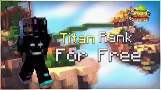 How to get free TITAN rank in Pika Network