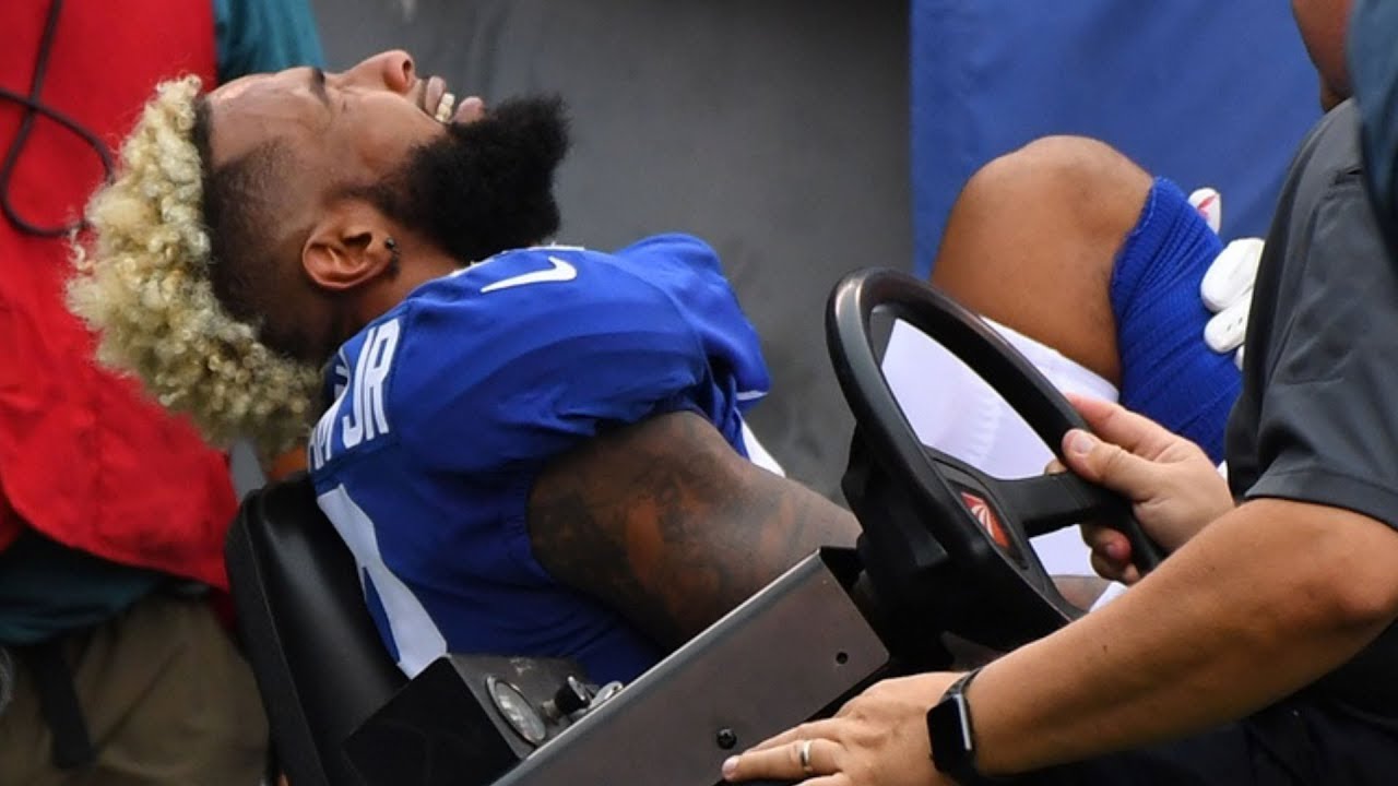 Odell Beckham Jr. Gruesome Ankle Injury YouTube