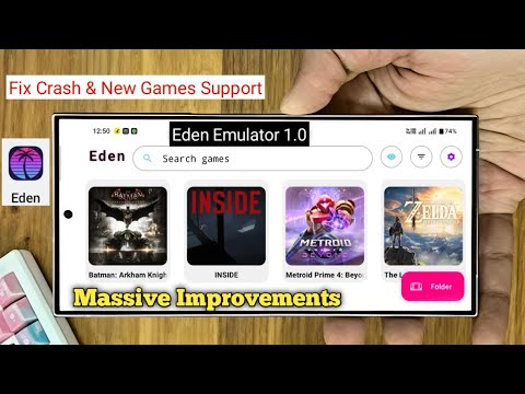 Eden Emulator 1.0 New Update & Beginner Guide Android + Game Test - YouTube