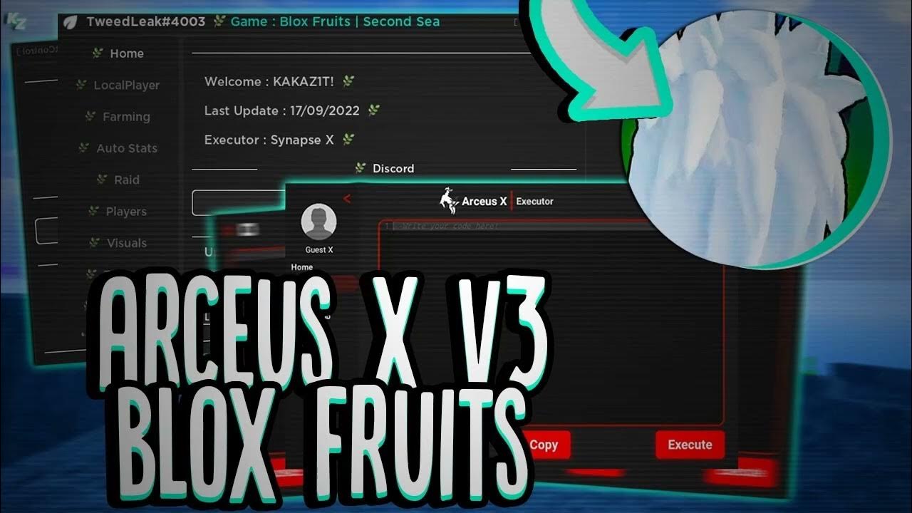 BLOX FRUIT DISCORD New Blox Fruit Update Arceus X - Blox Fruit Script