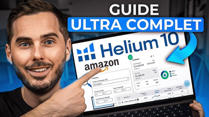 LE meilleur logiciel pour de la RECHERCHE PRODUIT  FBA est (Helium  10 , Jungle Scout) 