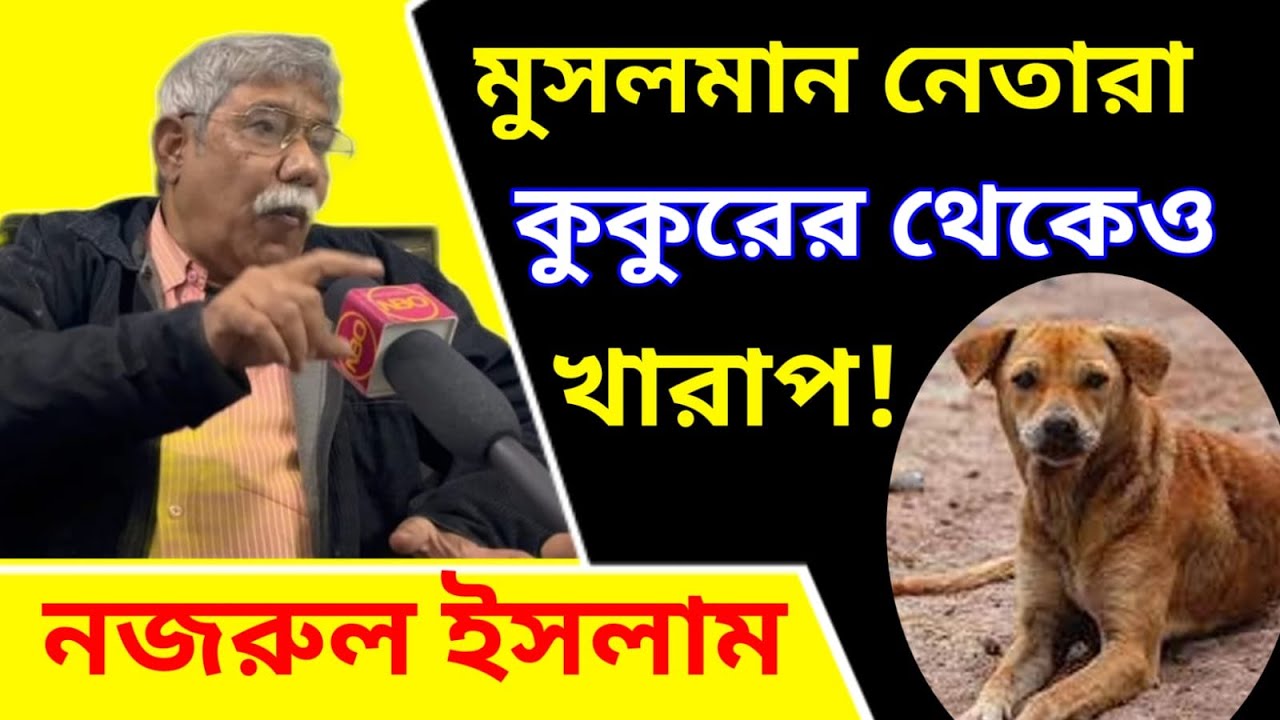 Najrul Islam, মুসলমান নেতারা কুকুরের থেকেও খারাপ! বিস্ফোরক মন্তব্য করলেন প্রাক্তন IPS নজরুল ইসলাম!