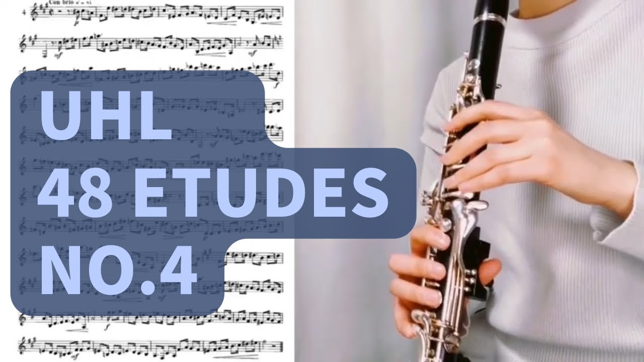 【クラリネット】ウール エチュード4番 Uhl Etudes No. 4 YouTube