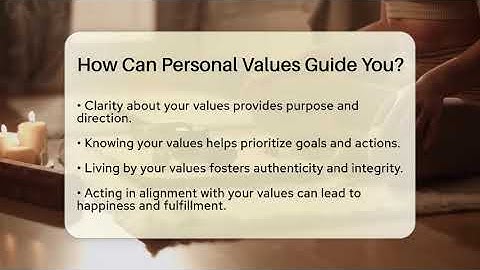 How Can Personal Values Guide You? - Spiritual Universe Unlocked