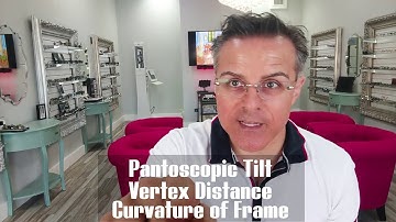 Pantoscopic Tilt, Vertex Distance, and Curvature of Frame