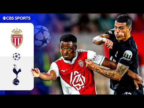 Monaco vs. Tottenham: Extended Highlights | UCL League Phase MD 3 | CBS Sports Golazo