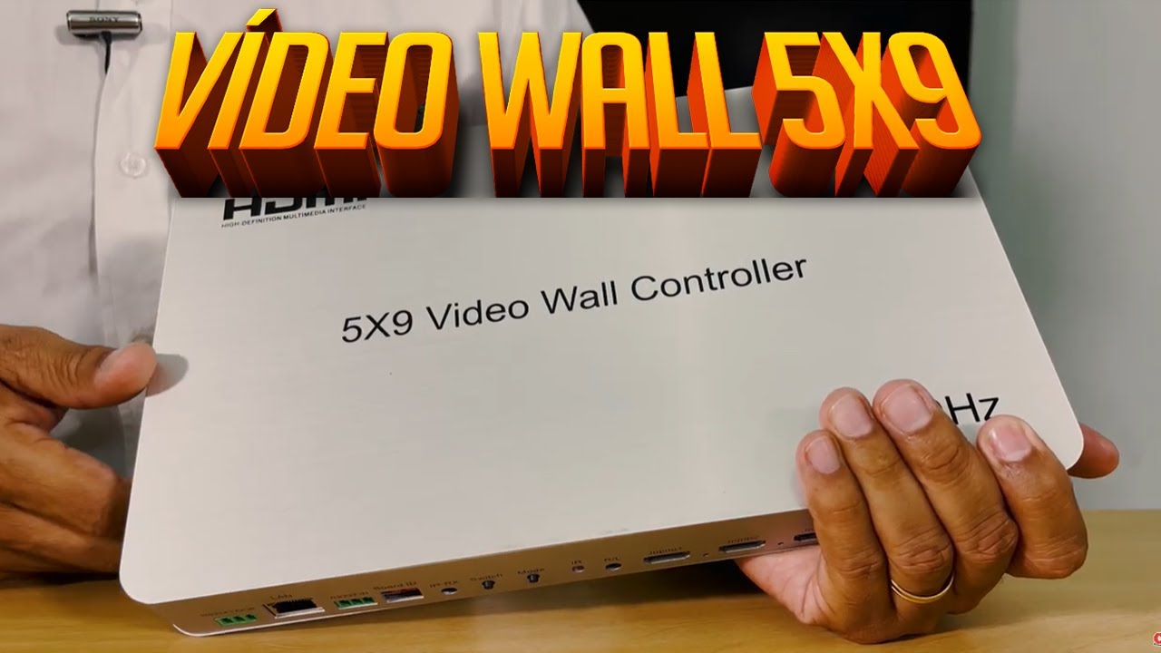 Como Funciona o Video Wall 5X9 4K HDMI