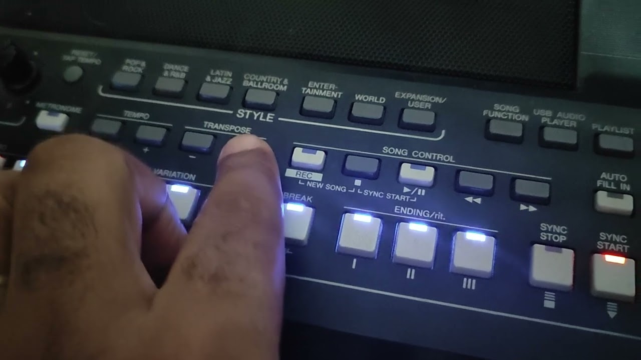 Como alterar tom no playback Midi no sx600 - YouTube