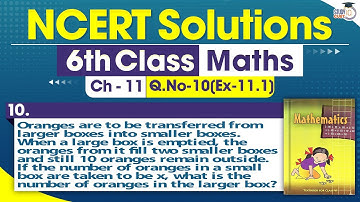 NCERT Solutions Class 6 Maths Chapter 11 Exercise 11.1 Question No.10 | Algebra