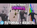 How to make TRAILS in UEFN! (Updated)