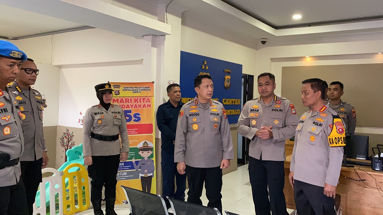 Kapolda Gorontalo Laksanakan Kunjungan Kerja ke Polresta Gorontalo Kota