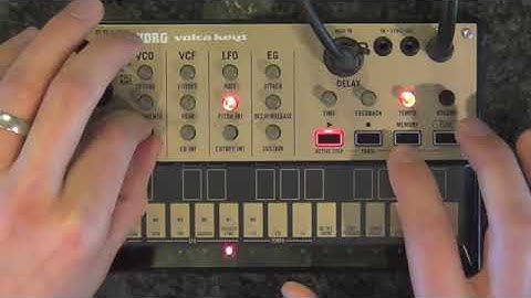 Hacking Active Stepping with Korg Volca Keys (uncut)