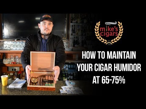 How to Maintain Your Cigar Humidor at 65-75%