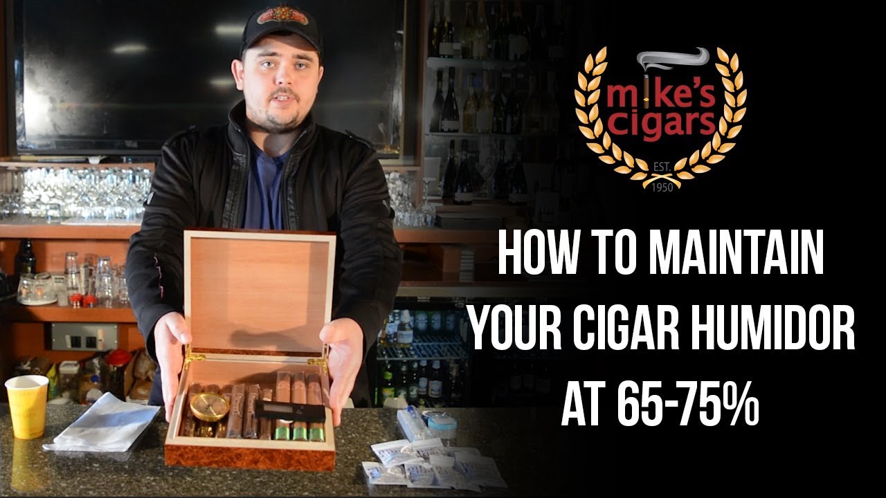 How To Maintain Your Cigar Humidor At 65-75%