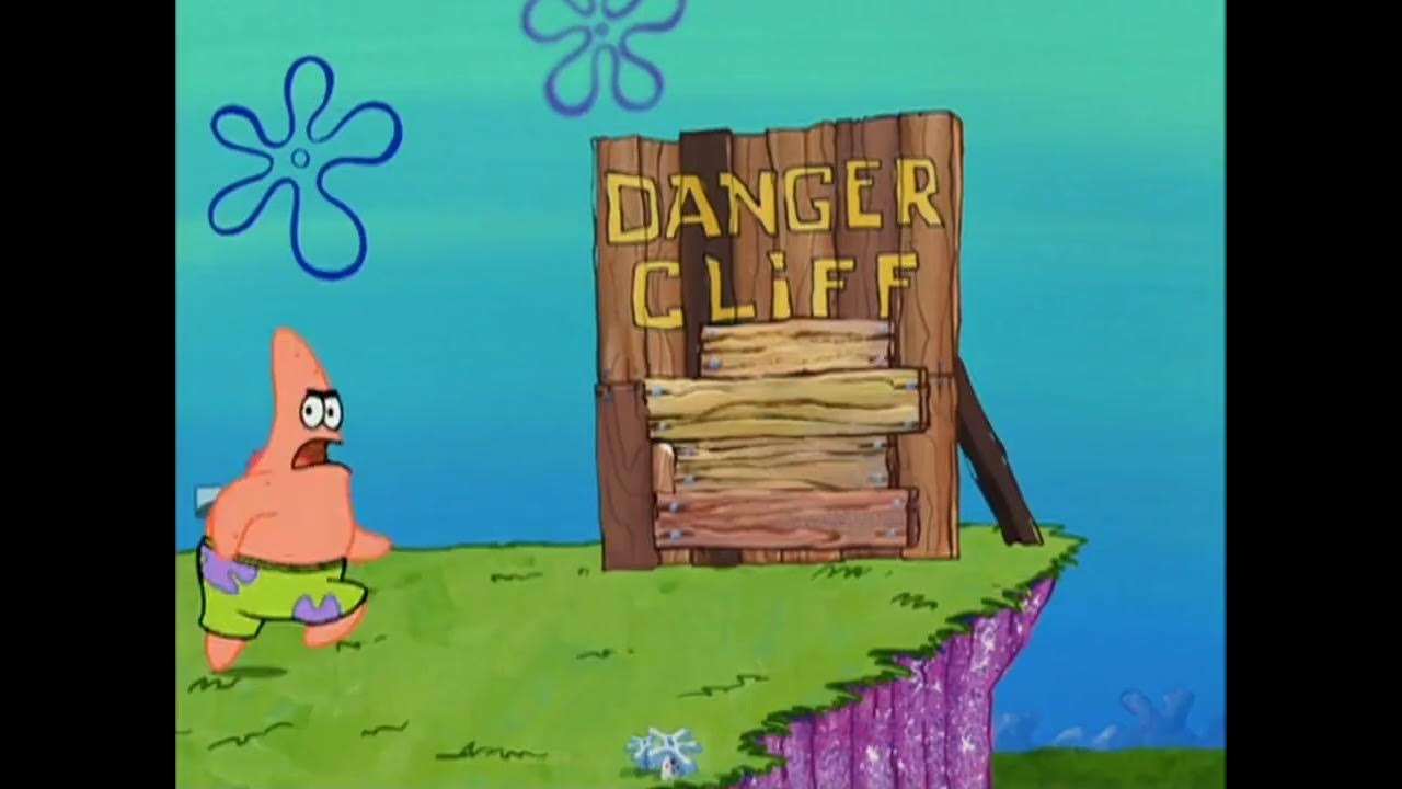 patrick fall off a cliff YouTube