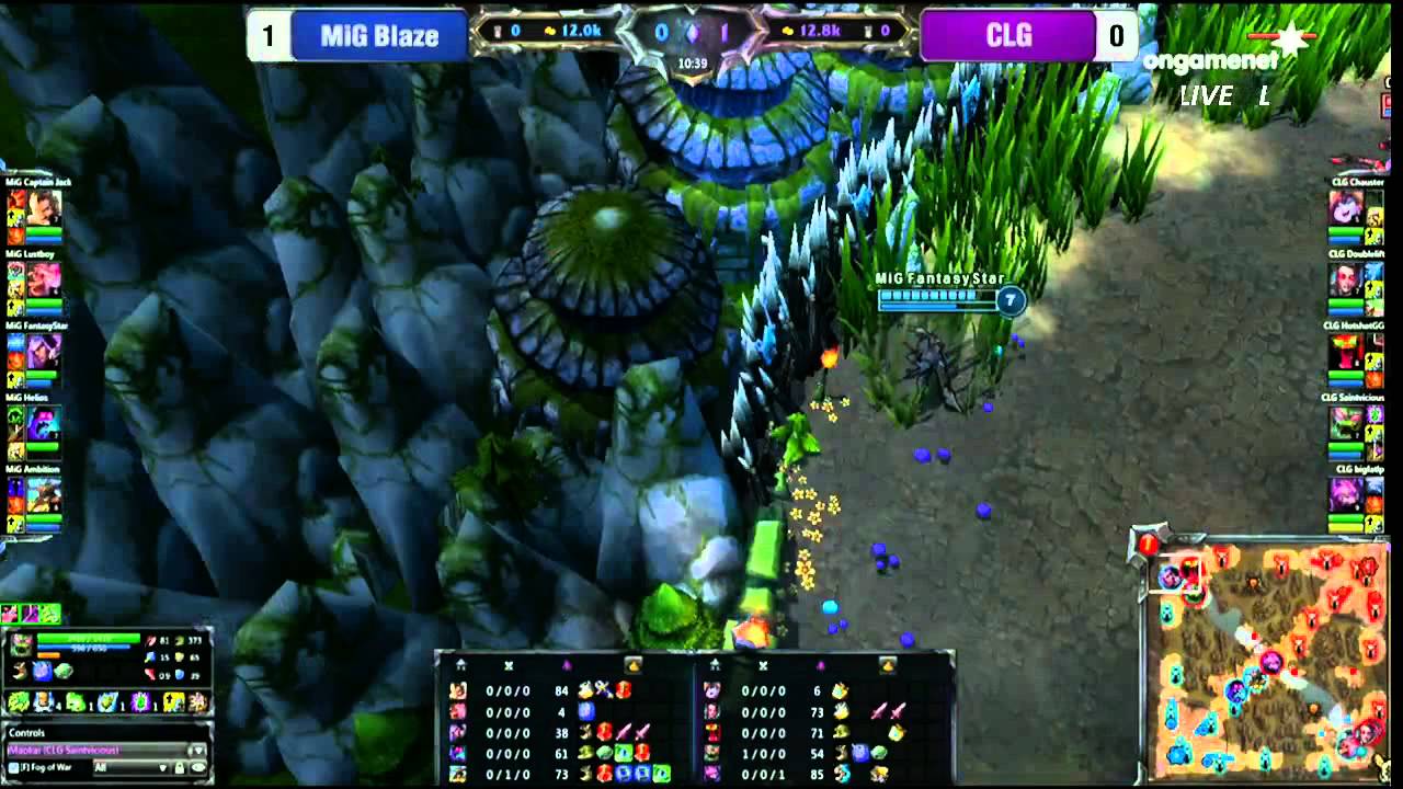 League of Legends: CLG vs. MiG Blaze Game 2, Azubu OGN LoL The Champions Spring 2012 -- 2012-04-25