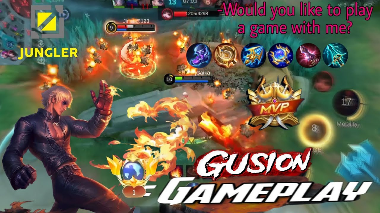 Best gusion game play / KOF skin |#mobilelegends #gusionhyper #montage #viralvideo #gameplay 💀🔥