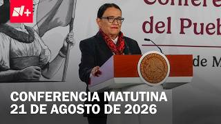 Conferencia mañanera de Claudia Sheinbaum hoy viernes 21 de agosto de 2026