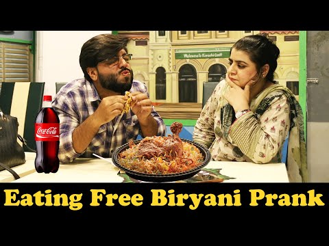 Eating Free Food Prank | Pranks In Pakistan | Humanitarians