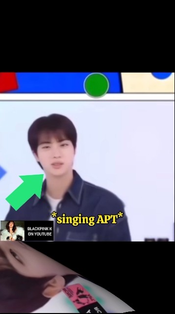 Bts members singing Blackpink Rosé Apt song #rosé #apt #jin #jhope #bts